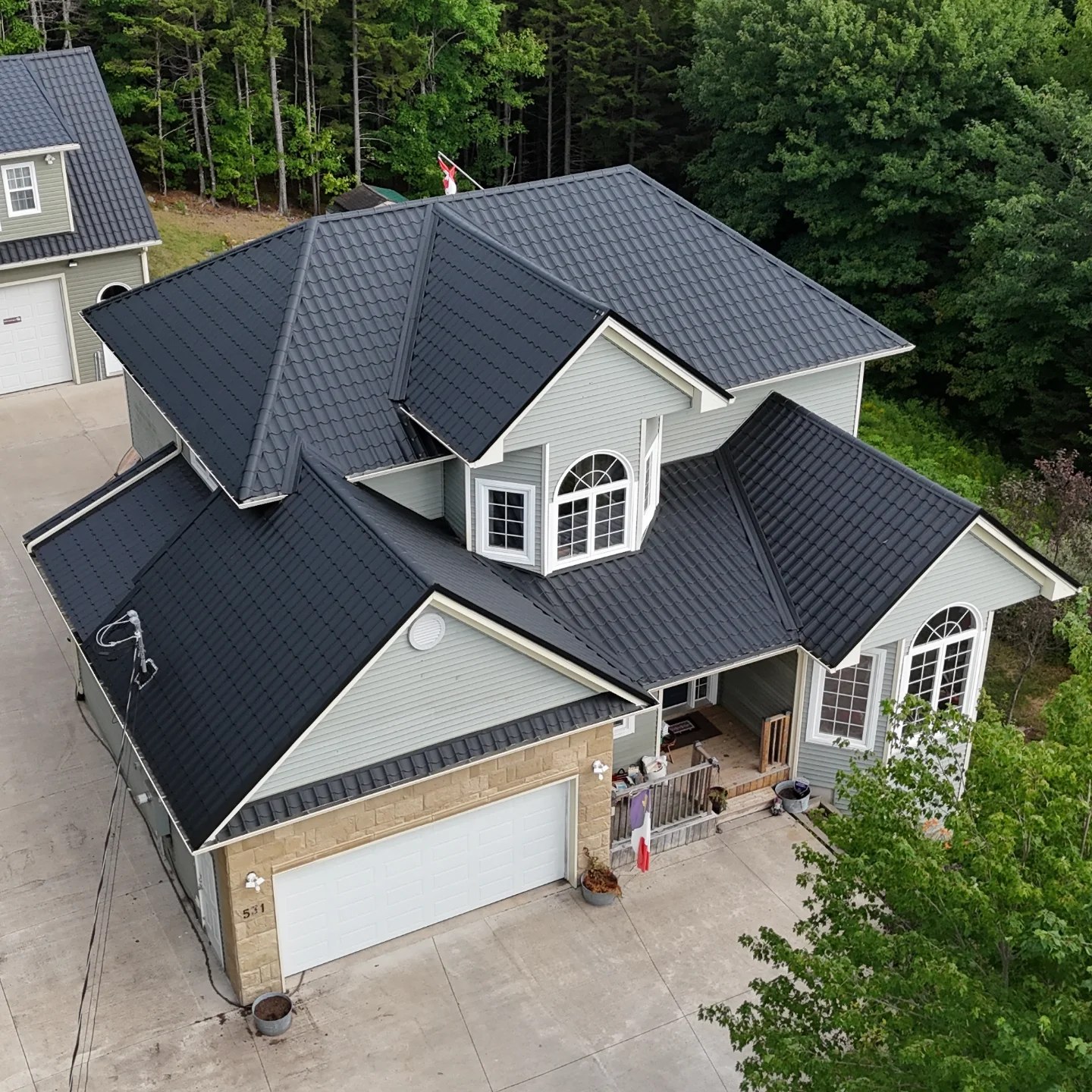 WB Construction metal roof project