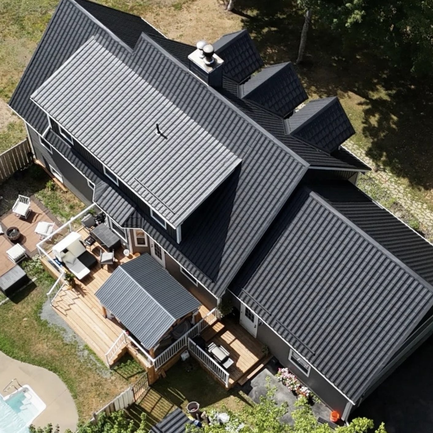 Metal roof by WB Construction in Nova Scotia