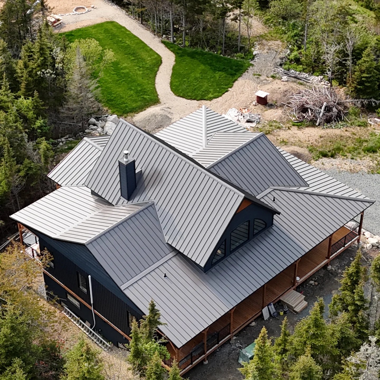 Metal roof by WB Construction in Nova Scotia