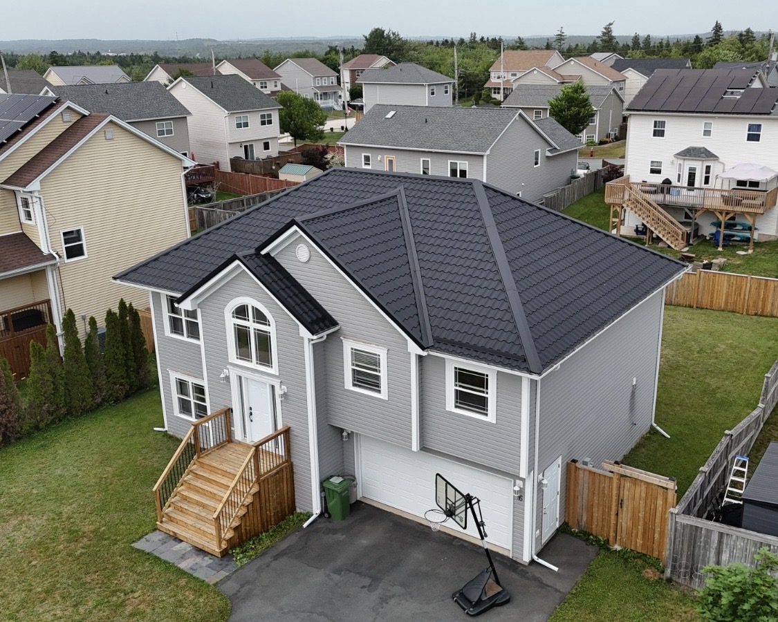 Metal roof by WB Construction in Nova Scotia