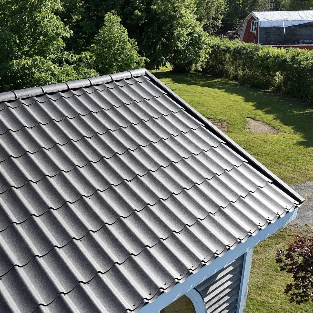 VANKKA Classic metal tile roof installed by WB Construction in Nova Scotia